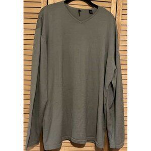 VINTAGE ISDA & CO 95% Merino Wool Men's V Neck Sweater XXL/Charity Sale